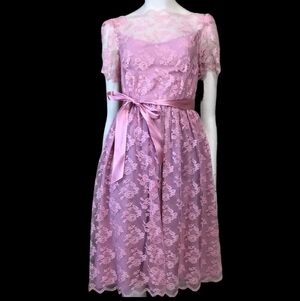 70's Deadstock Gilberti lace Dress